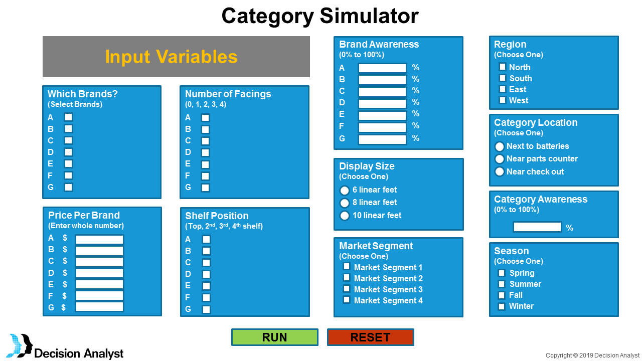 Example Category Management Simulator